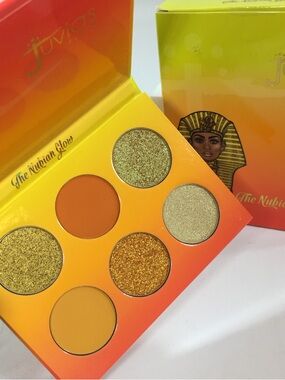Juvia's Place The Nubian Glow Eyeshadow Palette - Warm Gold & Orange Shades